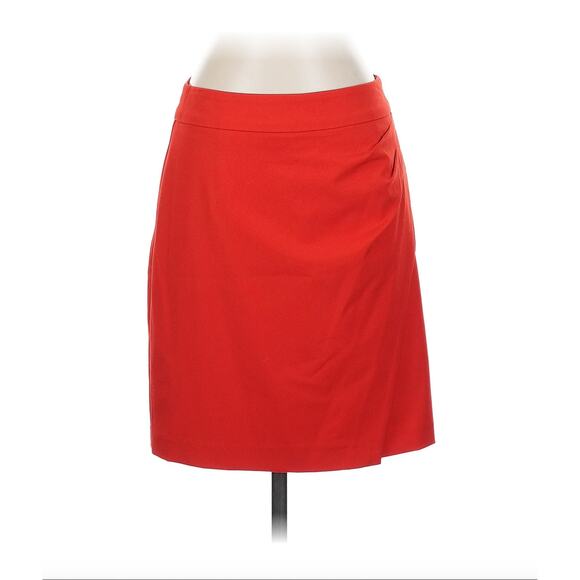 Trina Turk Faux Wrap Mini Skirt Size 0 Classic Office Holidays Valentines Day - Picture 1 of 15